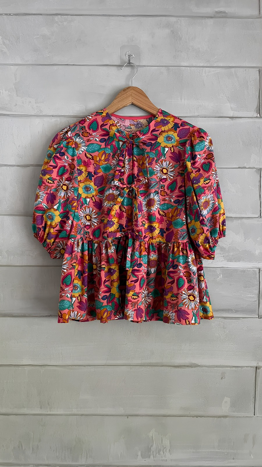 Blusa Buganvilla de la colección Hábito 01
