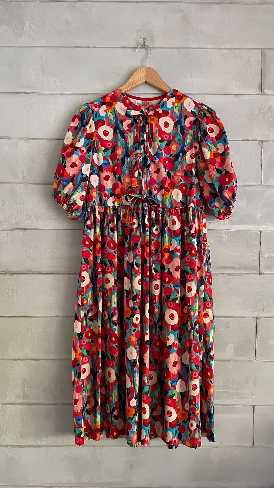 Vestido Flamboyán, estampado floral