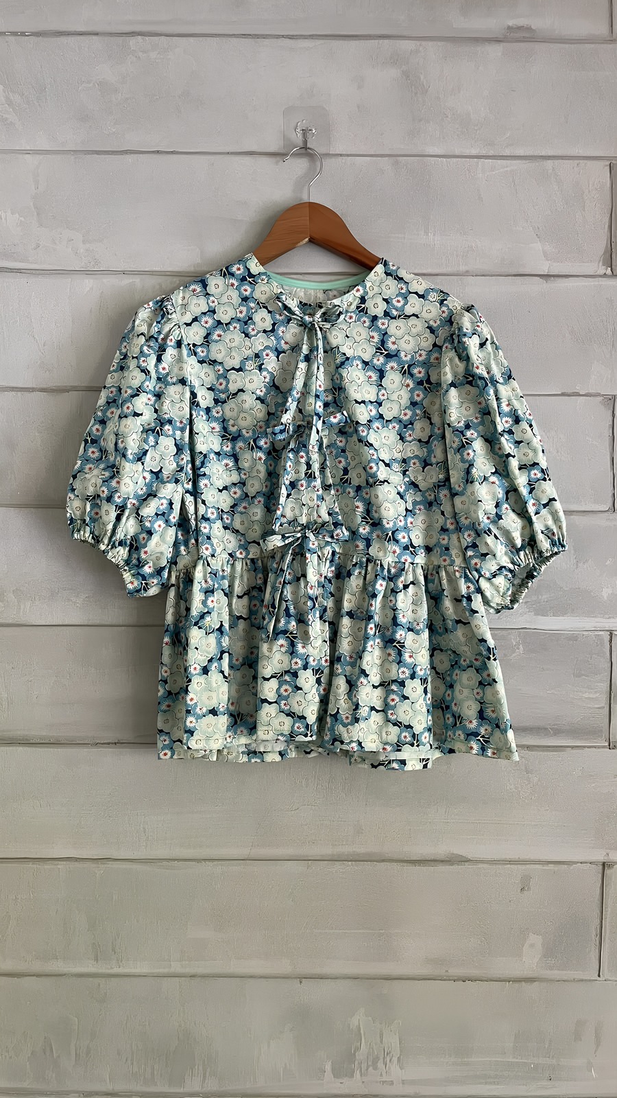 Blusa Geranio, estampado floral
